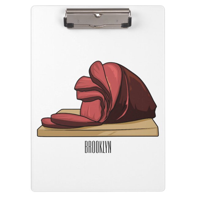 Carpeta De Pinza Ham personalizado ilustracion (Anverso)