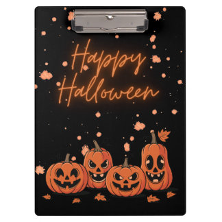 Carpeta De Pinza Happy Halloween Postcard