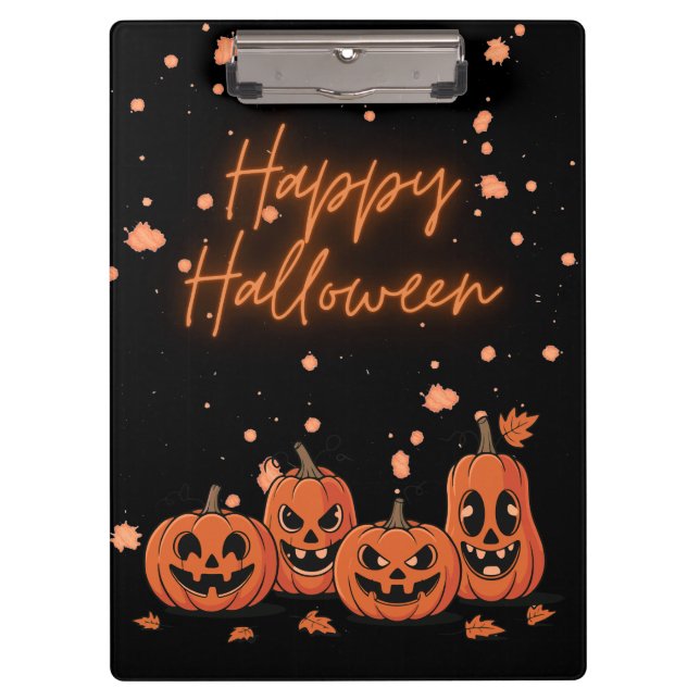Carpeta De Pinza Happy Halloween Postcard (Anverso)