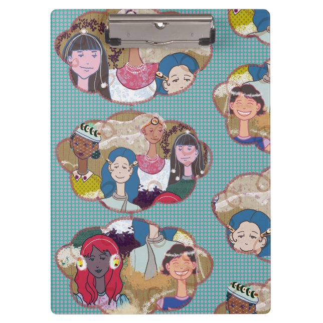 Carpeta De Pinza Happy Illustrated Clipboard  (Anverso)