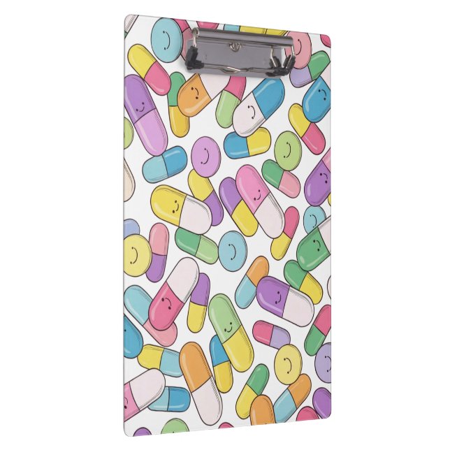 Carpeta De Pinza Happy Pills - Clipboard (Derecha)