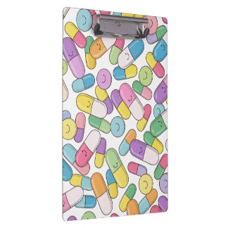Carpeta De Pinza Happy Pills - Clipboard
