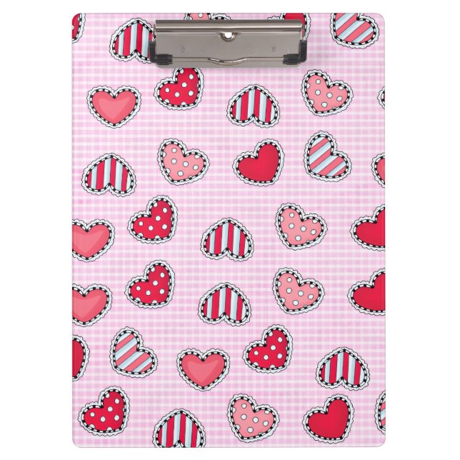 Carpeta De Pinza Happy Valentine’s Day Romantic Red Heart Keepsake (Anverso)