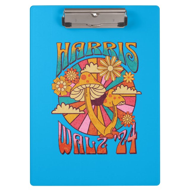 Carpeta De Pinza Harris Walz 2024 para presidente (Anverso)