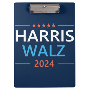 Carpeta De Pinza Harris Walz 2024 para presidente