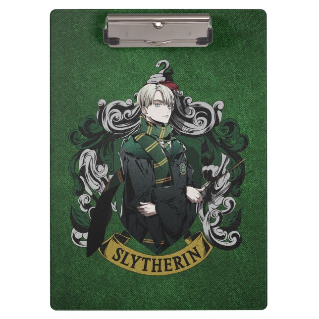 Carpeta De Pinza HARRY POTTER™ | Anime Draco Malfoy House Escudo (Anverso)