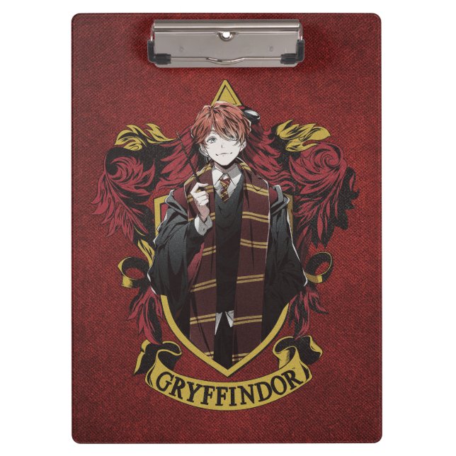 Carpeta De Pinza HARRY POTTER™ | Anime Ron Weasley House Escudo (Anverso)