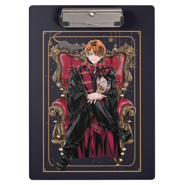 Carpeta De Pinza HARRY POTTER™ | Asiento de Anime Ron Weasley (Anverso)