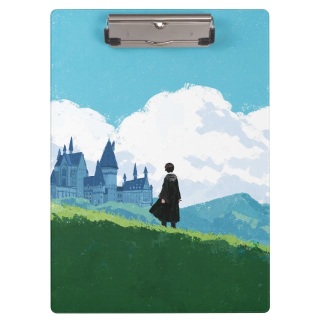 Carpeta De Pinza HARRY POTTER™ con vistas al castillo de HOGWARTS™ (Anverso)