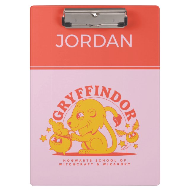 Carpeta De Pinza HARRY POTTER™ | Escuela Cute GRYFFINDOR™ Hogwarts (Anverso)