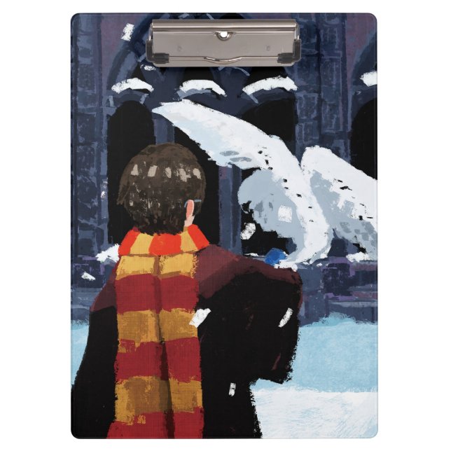 Carpeta De Pinza HARRY POTTER™ y Hedwig en la nieve (Anverso)