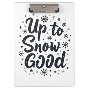 Carpeta De Pinza Hasta nieve, buenos Navidades divertidos de copo d
