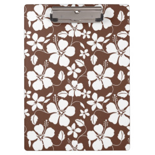 CARPETA DE PINZA HAWAIIAN HULA (HIBISCUS) BROWN