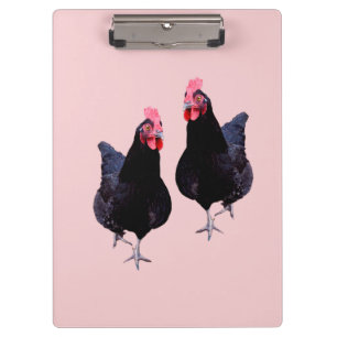 Carpeta De Pinza Haz La Caldera De Pollos Negros,