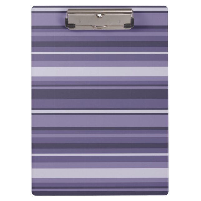 Carpeta De Pinza Heather rayas púrpuras (Anverso)