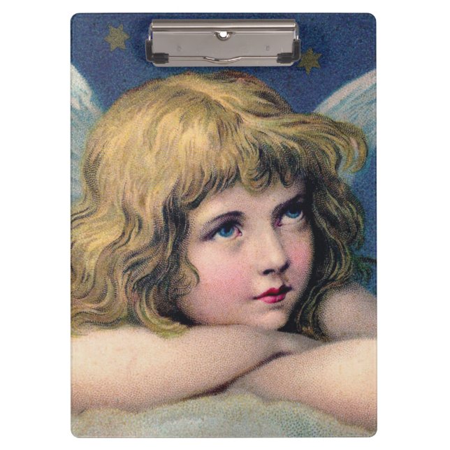 Carpeta De Pinza Heavenly angel daydreaming on a cloud in the sky (Anverso)