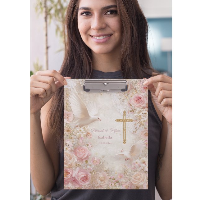 Carpeta De Pinza Heaveny Rubor & Gold Quince, personalizado (Subido por el creador)