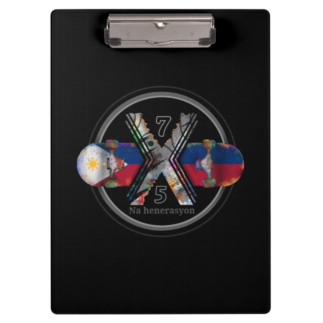 Carpeta De Pinza Hecho en Filipinas en 1975 (Anverso)