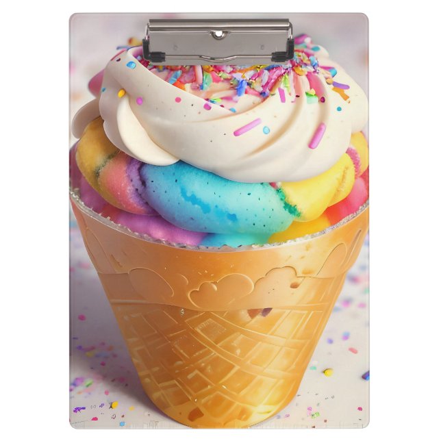 Carpeta De Pinza Helado Cream Cone Sprinkles (Anverso)