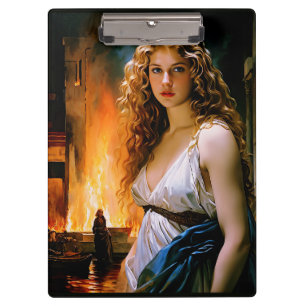 Carpeta De Pinza "Helena, La Belleza de un Espartano, El Fuego de T