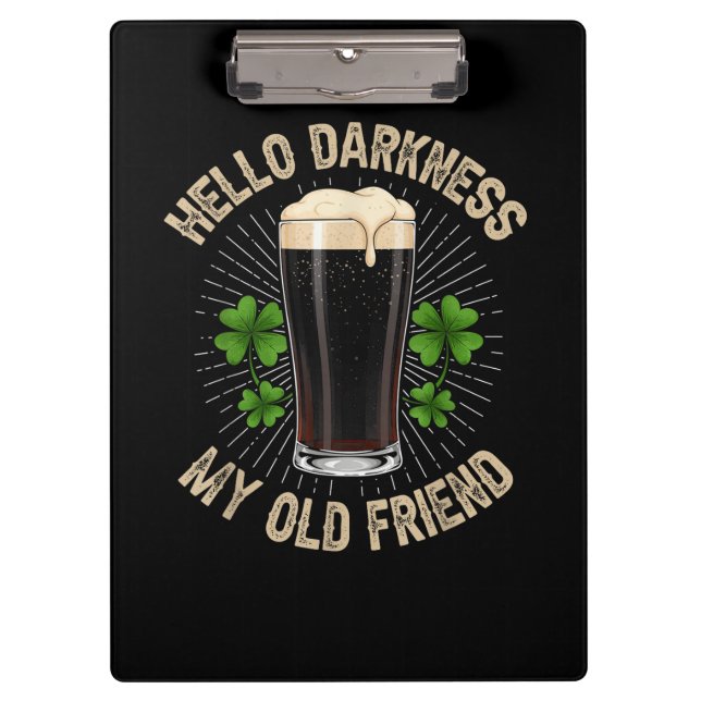 Carpeta De Pinza Hello Darkness My Old Friend (Anverso)
