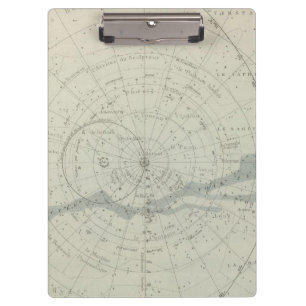 Carpeta De Pinza Hemisferio de Celeste del planisferio