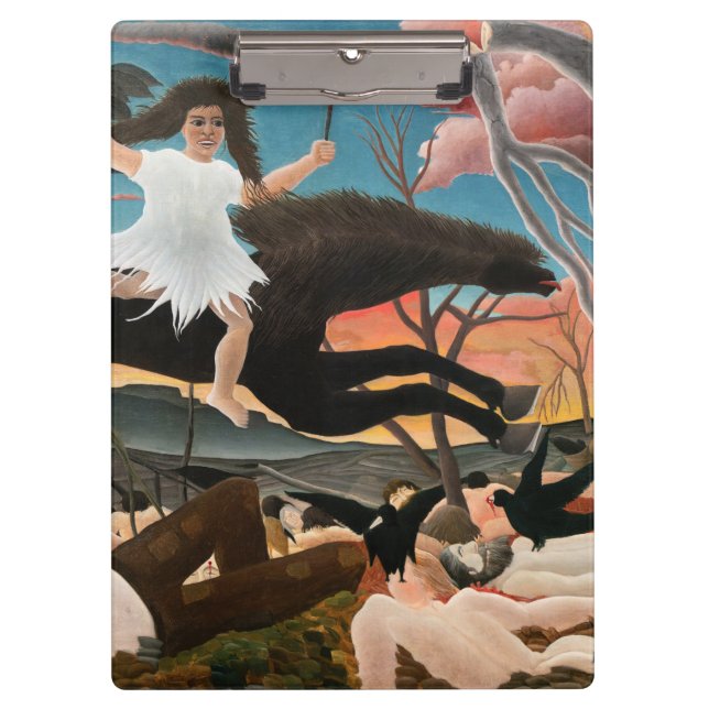 Carpeta De Pinza Henri Rousseau - La guerra (Anverso)