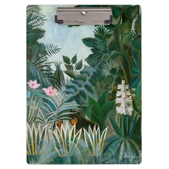 Carpeta De Pinza Henri Rousseau - La jungla ecuatorial (Anverso)