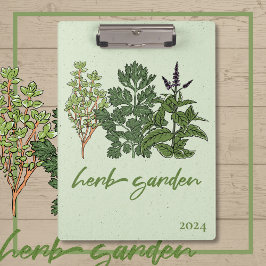 Carpeta De Pinza Herb Garden
