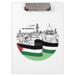Carpeta De Pinza Herencia y esperanza palestinas: Regresaremos