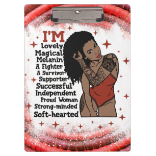 Carpeta De Pinza Hermanas Sistas Mujeres Negras Melanin Mujer Sis M