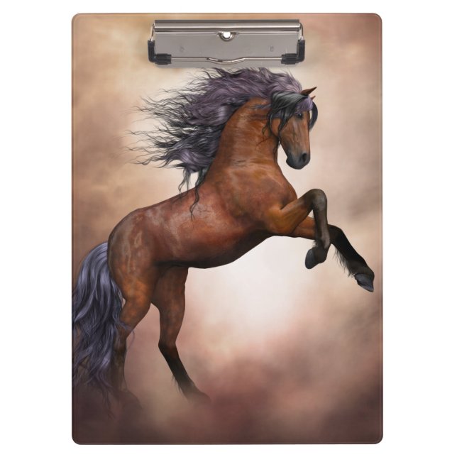 Carpeta De Pinza Hermoso caballo (Anverso)