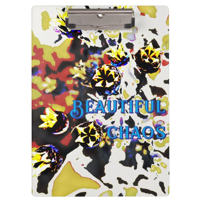 Carpeta De Pinza Hermoso caos (Anverso)