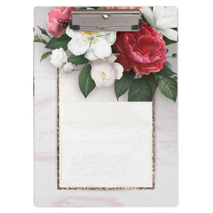Carpeta De Pinza Hermoso diseño floral