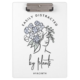 Carpeta De Pinza Hermoso jardinero floral distrado personalizado