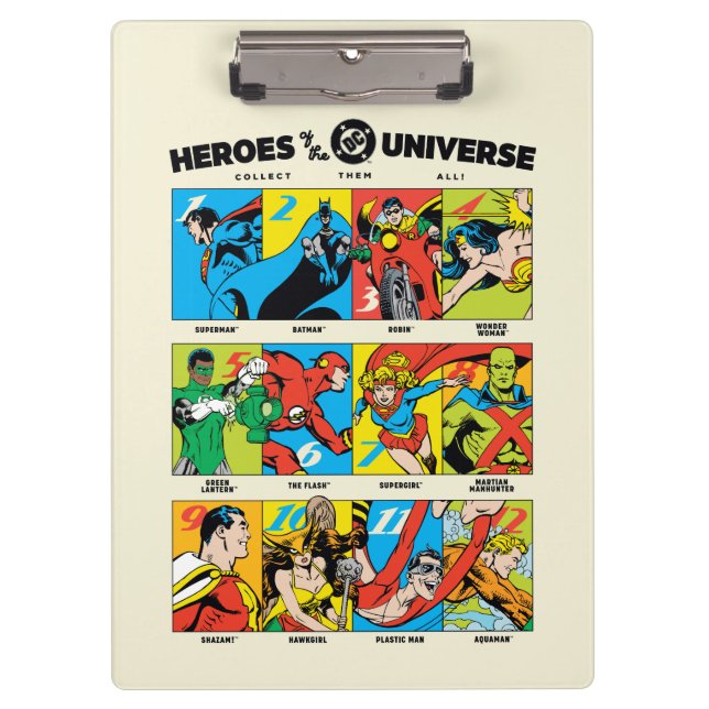 Carpeta De Pinza Héroes del Universo DC™ (Anverso)
