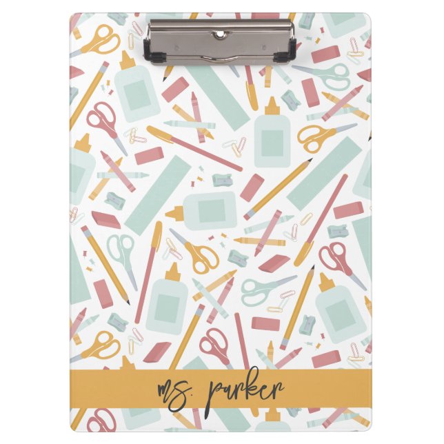 Carpeta De Pinza Herramientas escolares personalizadas (Anverso)