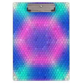 Carpeta De Pinza Hexagones de la escala de sirenas holográficas ros