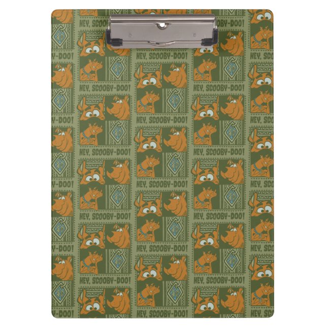 Carpeta De Pinza Hey Scooby-Doo Tribal Square Graphic (Anverso)