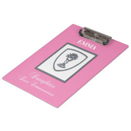 Carpeta De Pinza Hija, primer cáliz plateado de comunión