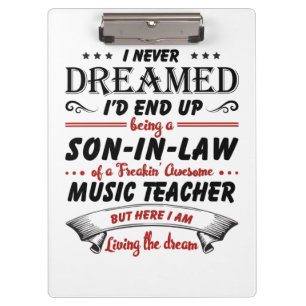 Carpeta De Pinza Hijo En Derecho De Impresionante Profesor De Músic