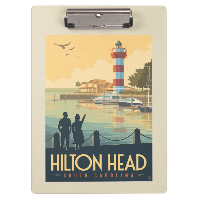 Carpeta De Pinza Hilton Head | Carolina del sur (Anverso)