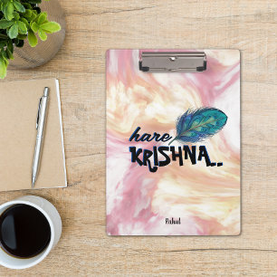 Carpeta De Pinza Hindu "Hare Krishna"