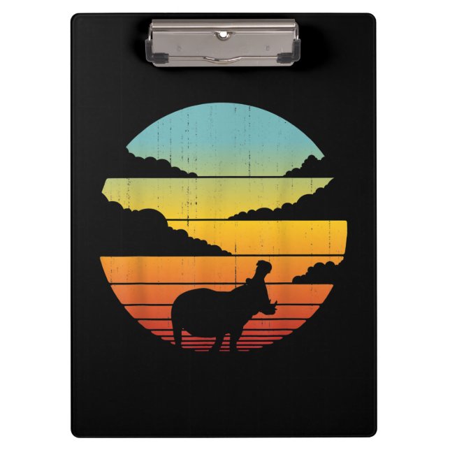 Carpeta De Pinza Hipopótamo 60 Hippo de los 70 | Hippo Lover (Anverso)