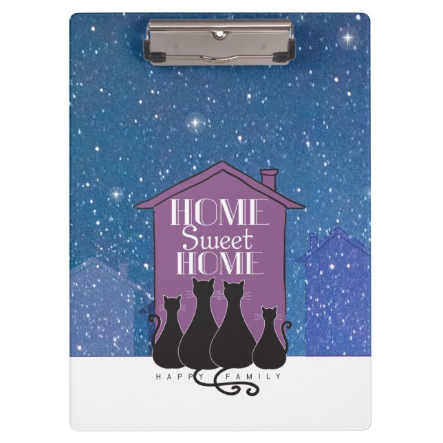 Carpeta De Pinza Hogar dulce hogar - Familia feliz