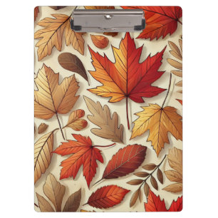 Carpeta De Pinza hojas clásicas de otoño
