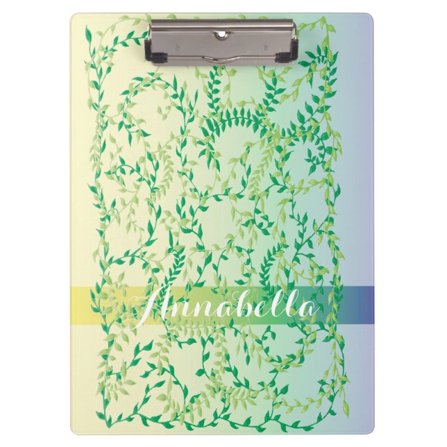 Carpeta De Pinza Hojas de baile (Anverso)