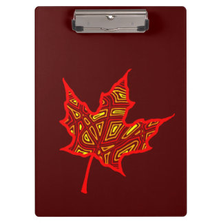 Carpeta De Pinza Hojas de Fuego