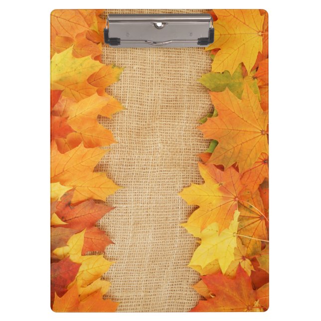 Carpeta De Pinza Hojas de otoño (Anverso)