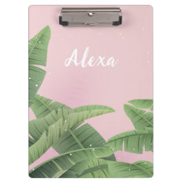 Carpeta De Pinza Hojas de plátano personalizadas